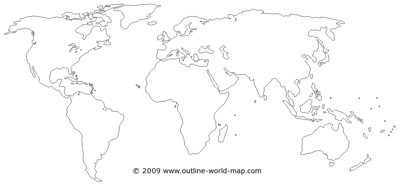 World Map 7 Continents And Oceans